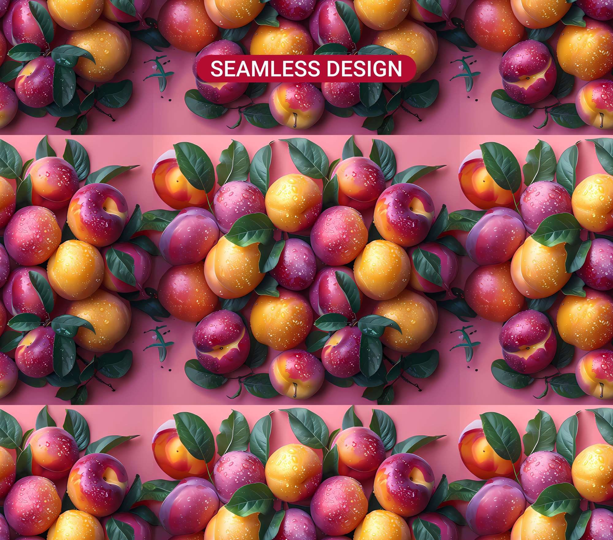 Stone Fruit 3 Tumbler Wrap - CraftNest - Digital Crafting and Art