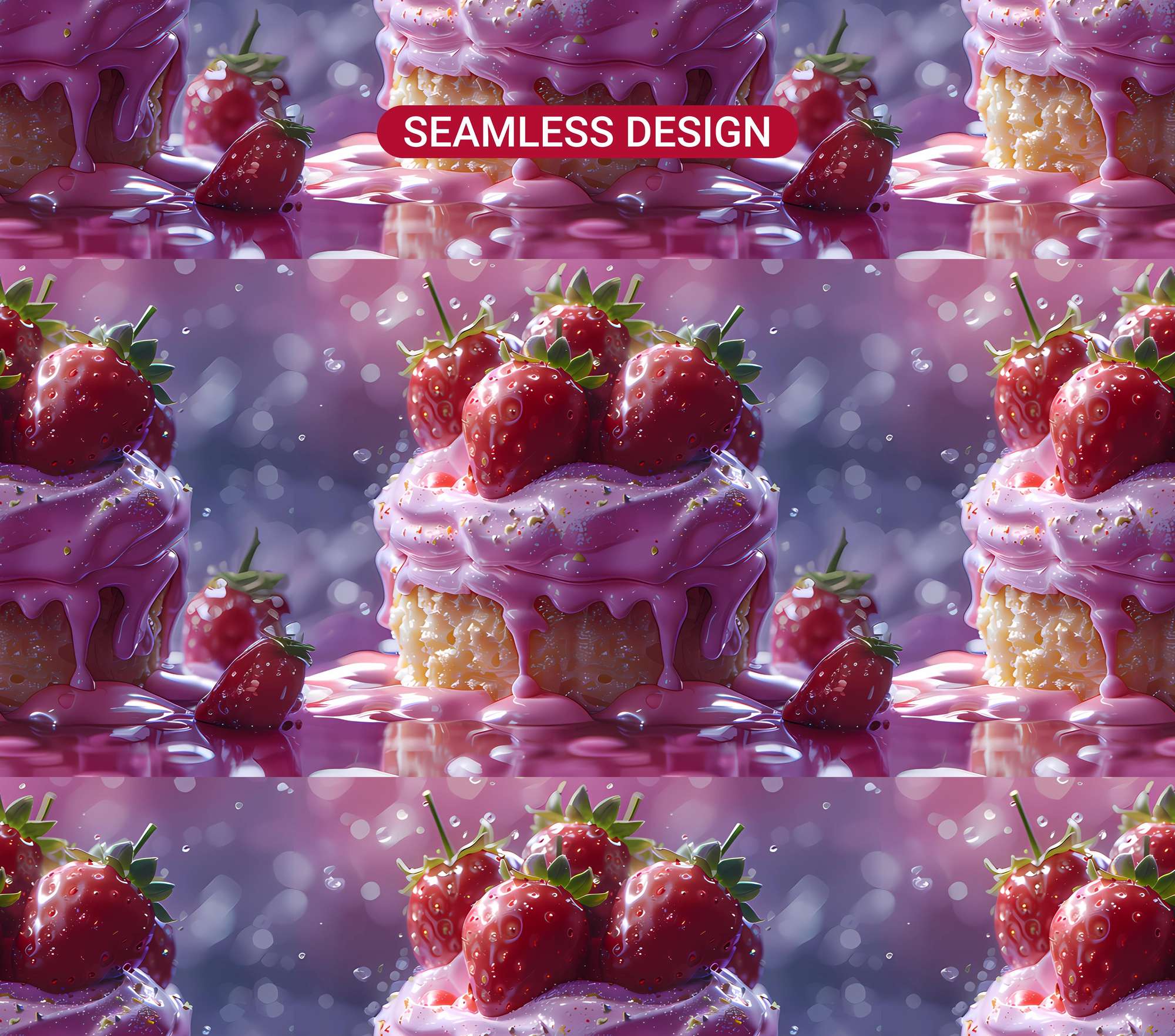 Strawberry 1 Tumbler Wrap - CraftNest - Digital Crafting and Art