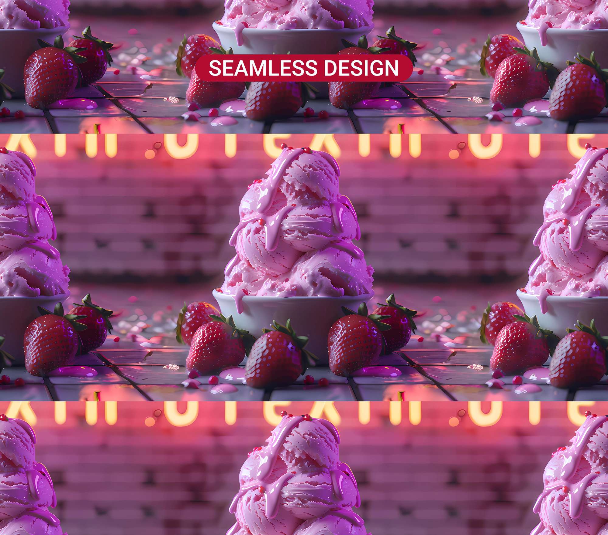 Strawberry 2 Tumbler Wrap - CraftNest - Digital Crafting and Art