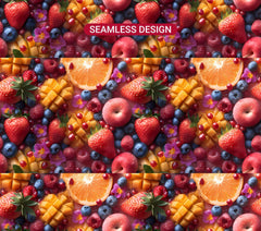 Tropical Fruit 4 Tumbler Wrap - CraftNest - Digital Crafting and Art