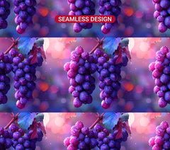 Vineyard Grapes 4 Tumbler Wrap - CraftNest - Digital Crafting and Art