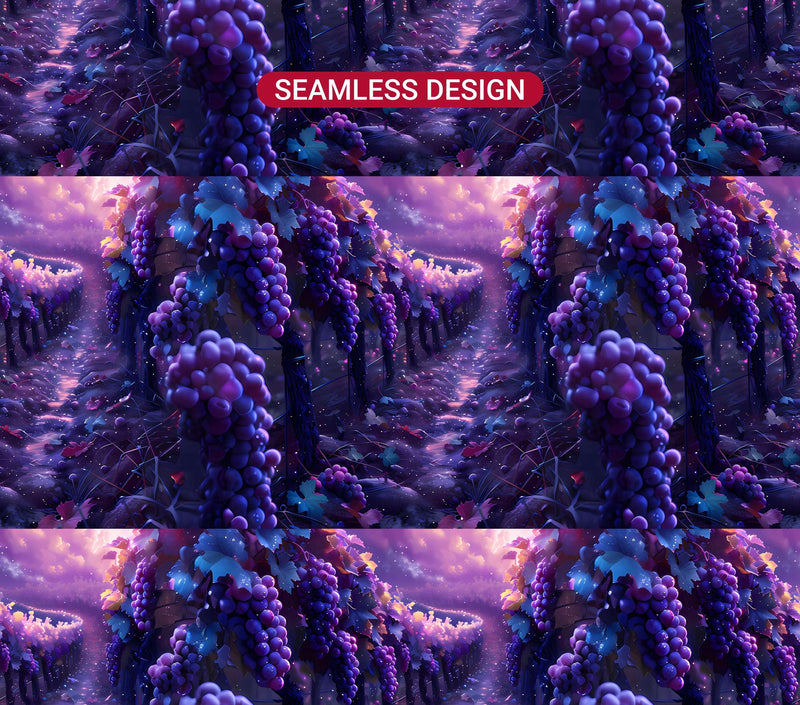 Vineyard Grapes 3 Tumbler Wrap - CraftNest - Digital Crafting and Art