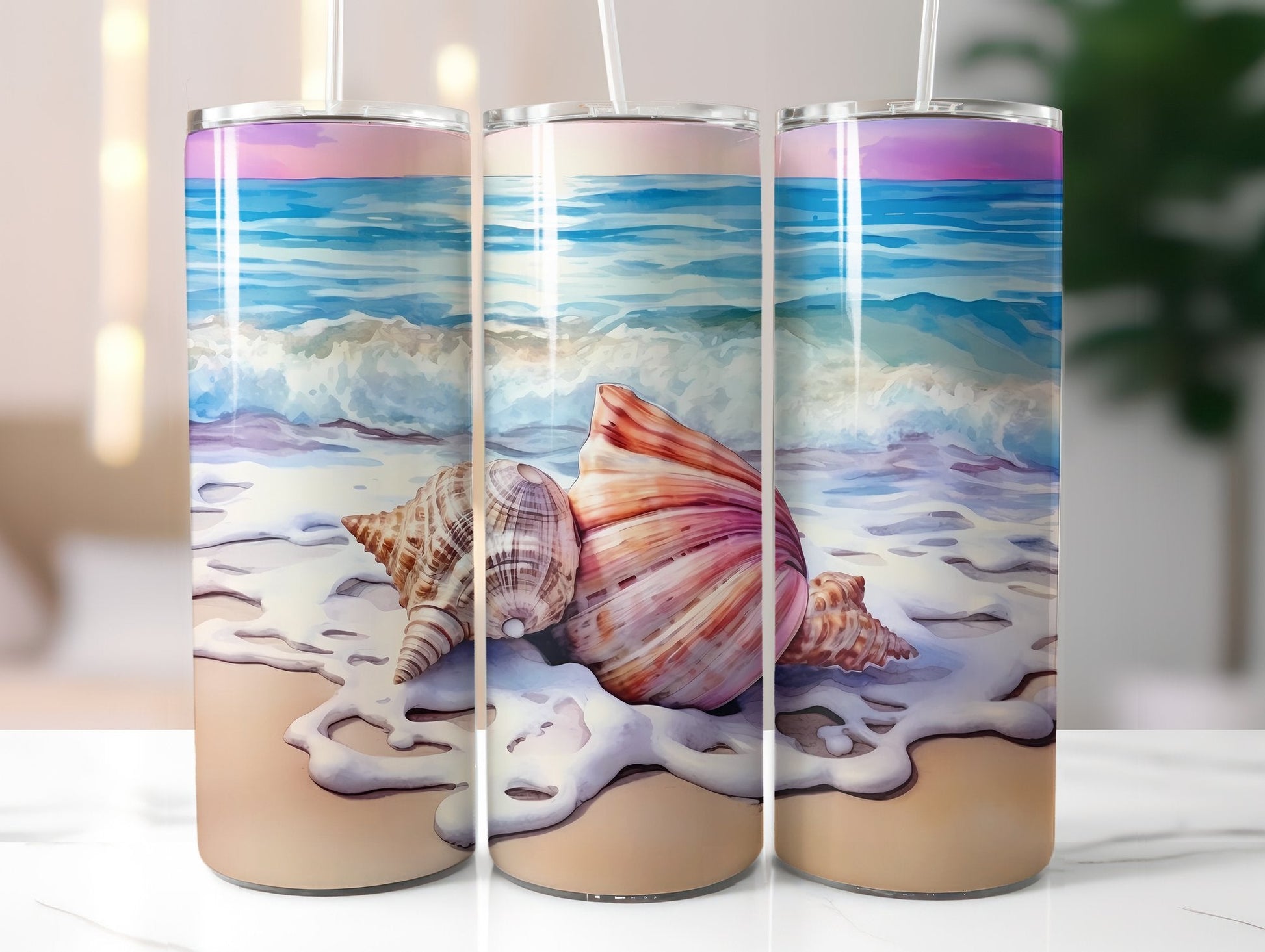 Seashell Tumbler Wrap - CraftNest