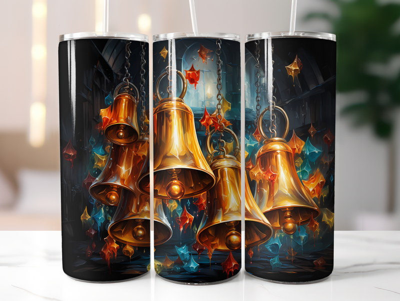Christmas Bells Tumbler Wrap - CraftNest