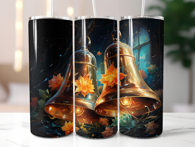 Christmas Bells Tumbler Wrap - CraftNest