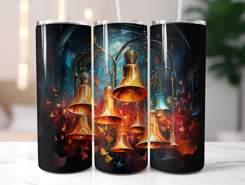 Christmas Bells Tumbler Wrap - CraftNest