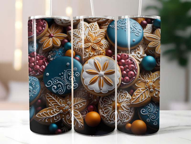 Christmas Cookies Tumbler Wrap - CraftNest