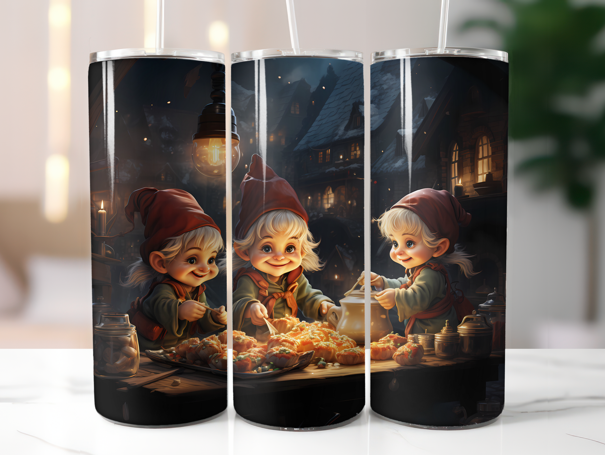 Christmas Elves Tumbler Wrap - CraftNest