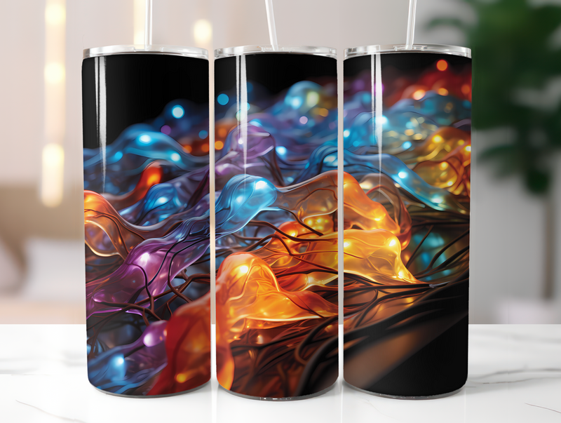 Christmas Lights Tumbler Wrap - CraftNest