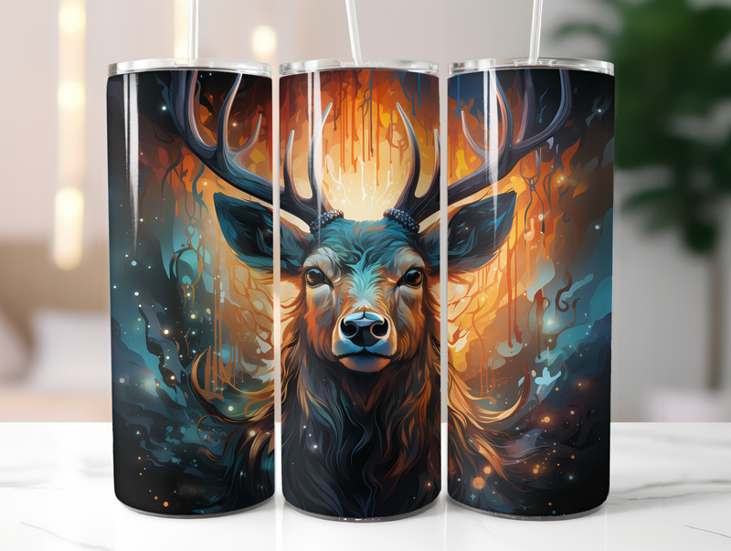 Christmas Reindeer Tumbler Wrap - CraftNest