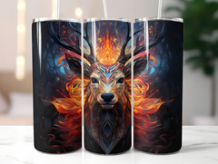 Christmas Reindeer Tumbler Wrap - CraftNest