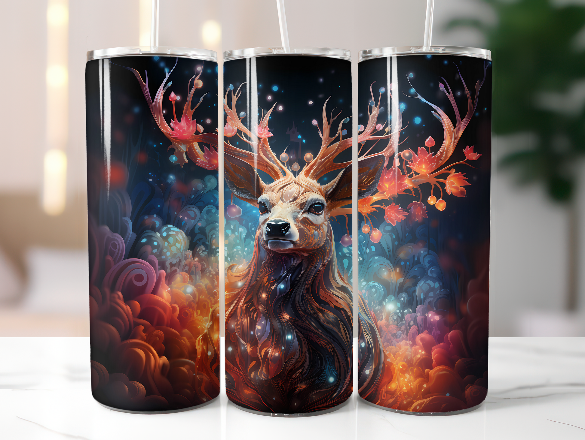 Christmas Reindeer Tumbler Wrap - CraftNest