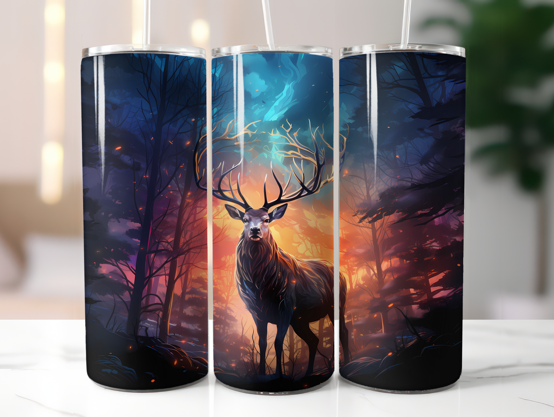 Christmas Reindeer Tumbler Wrap - CraftNest