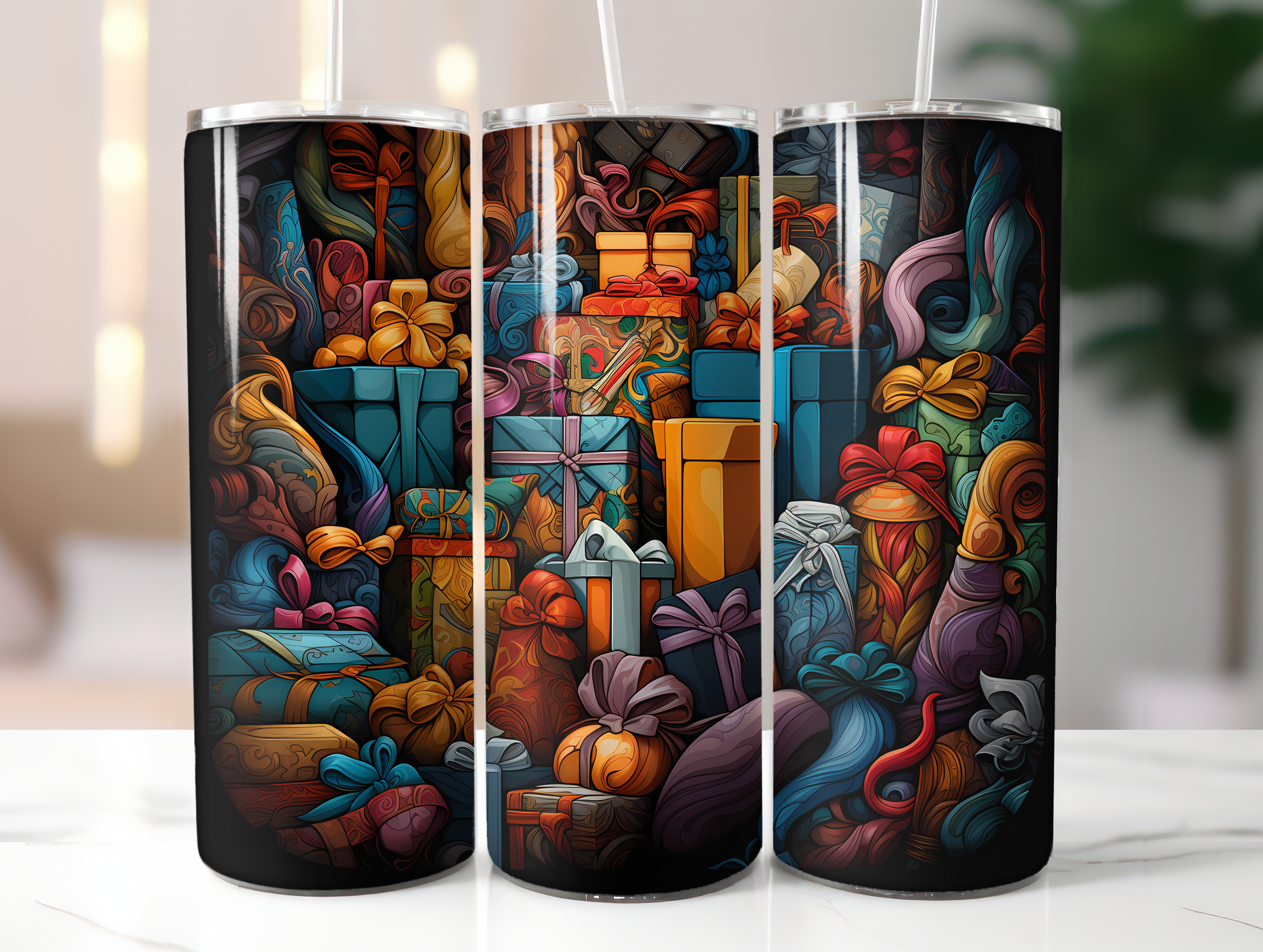 Christmas Stockings Tumbler Wrap - CraftNest