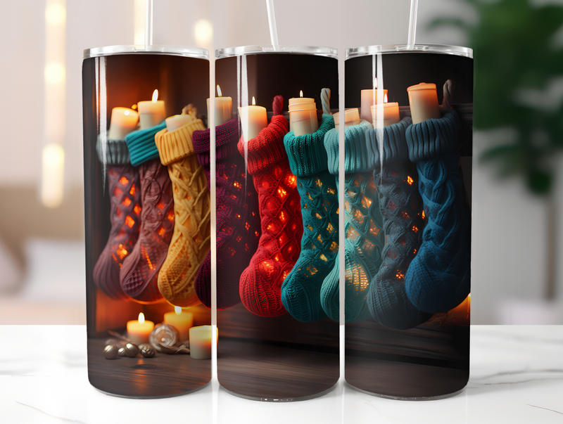 Christmas Stockings Tumbler Wrap - CraftNest