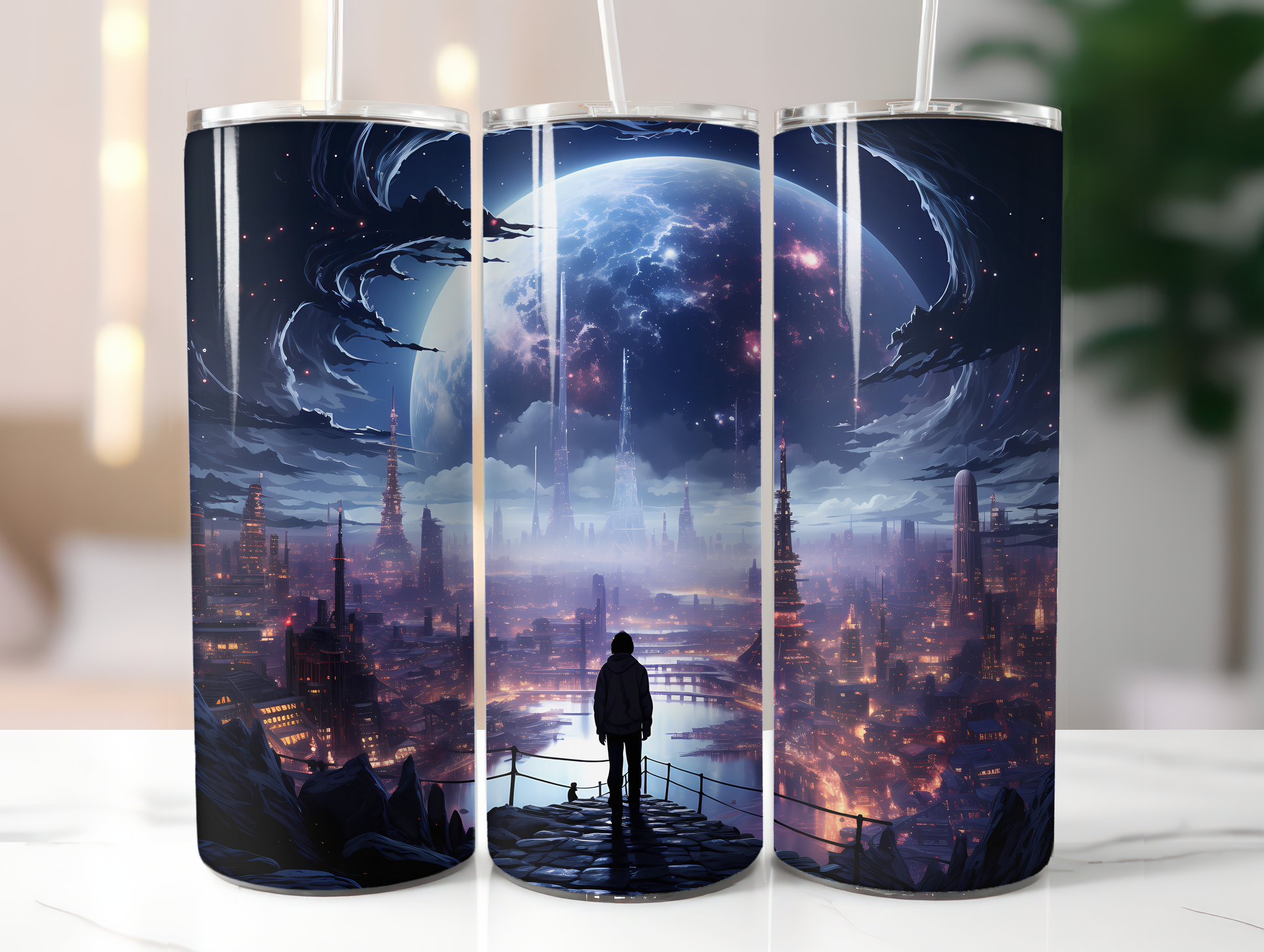 Cyberpunk Christmas Tumbler Wrap - CraftNest