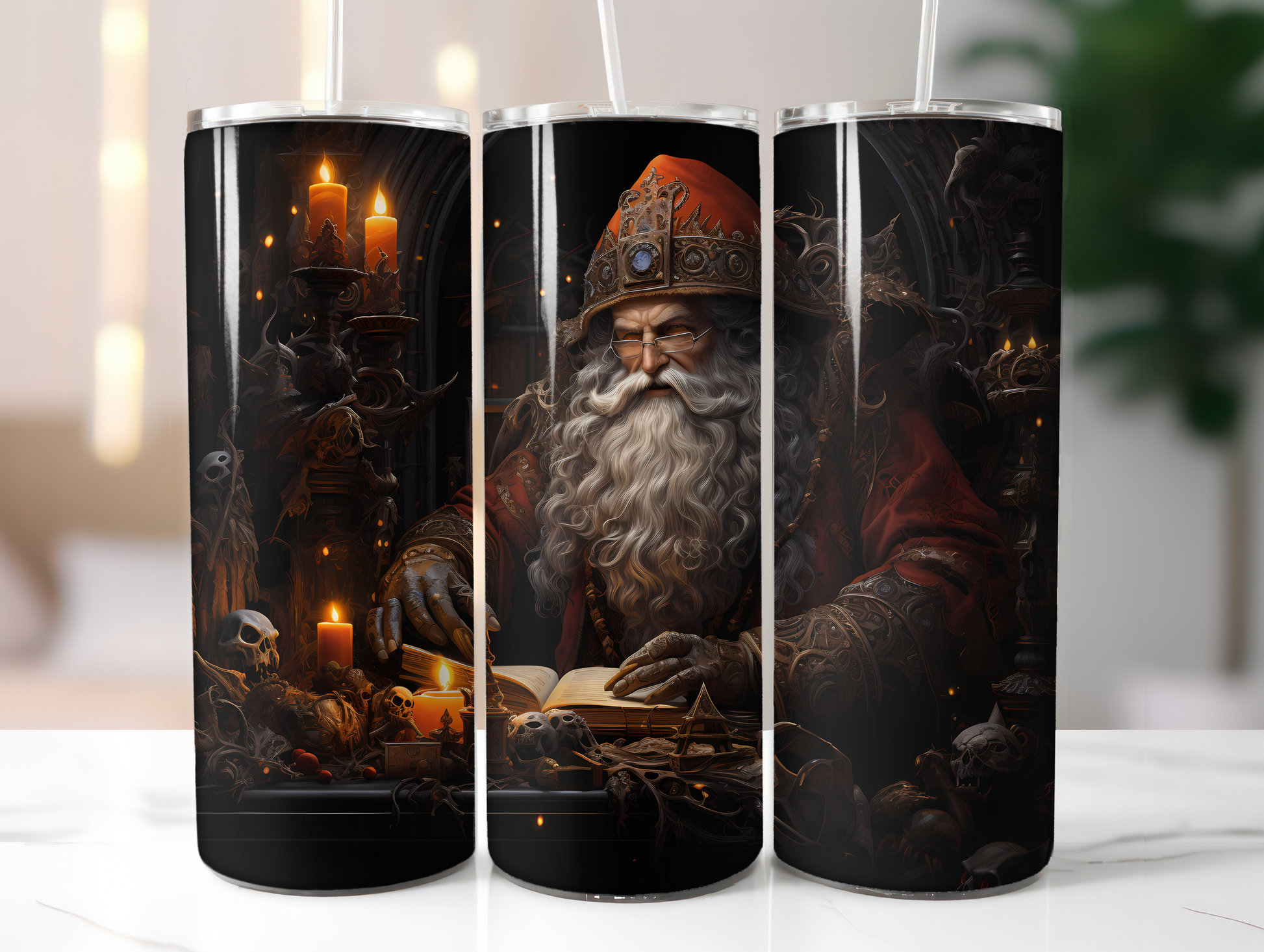 Gothic Christmas Tumbler Wrap - CraftNest