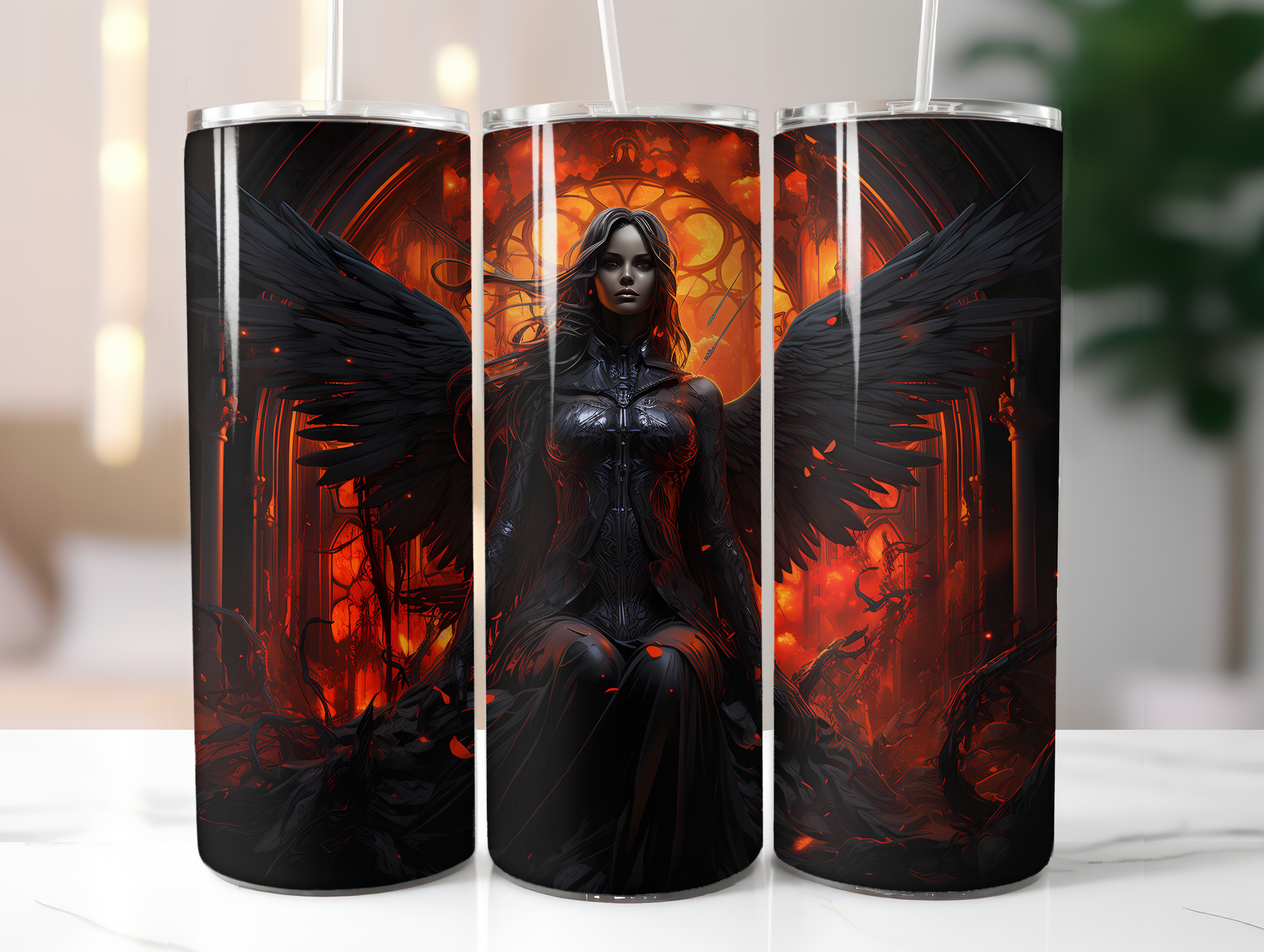 Gothic Christmas Tumbler Wrap - CraftNest