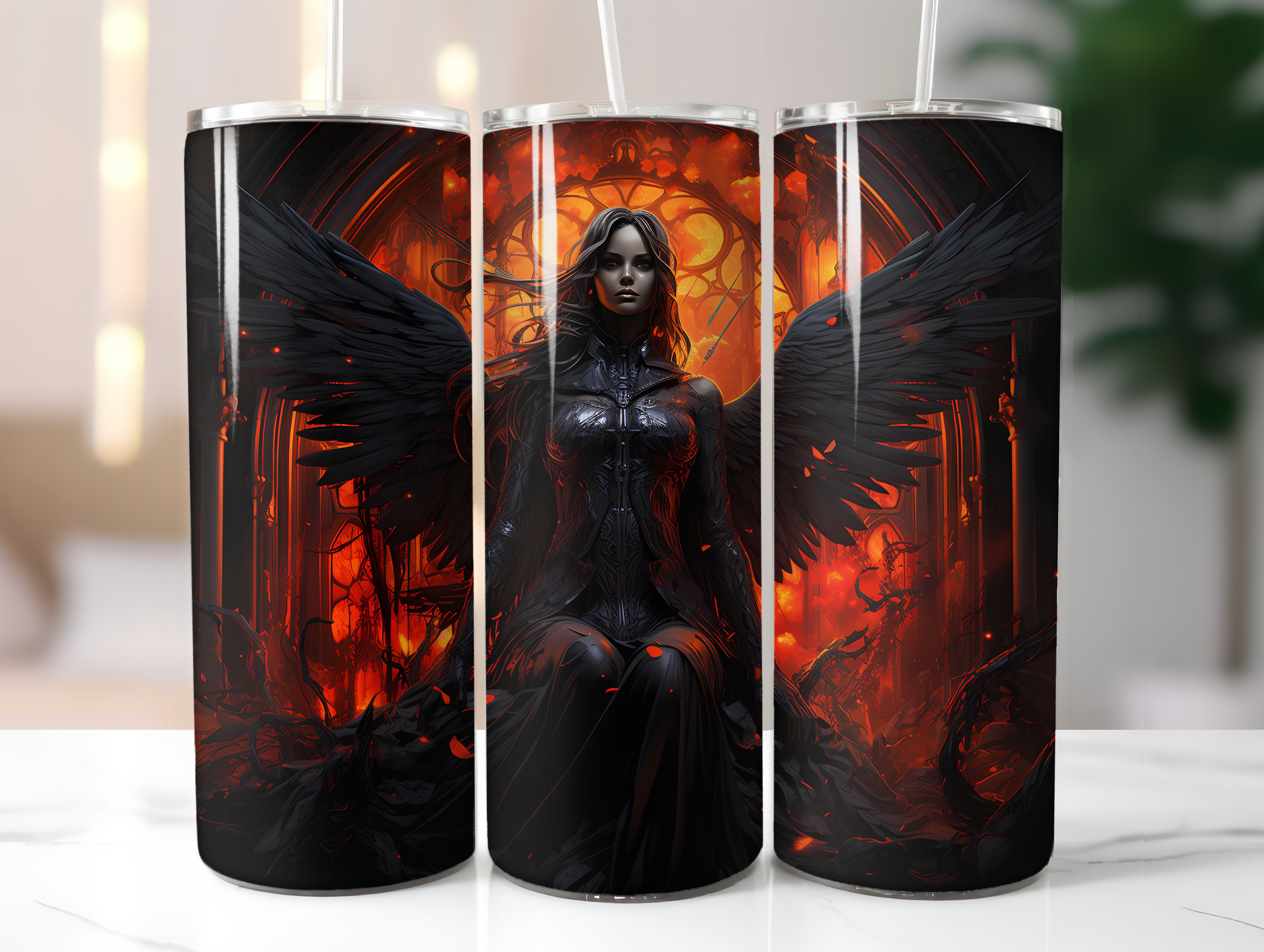 Gothic Christmas Tumbler Wrap - CraftNest