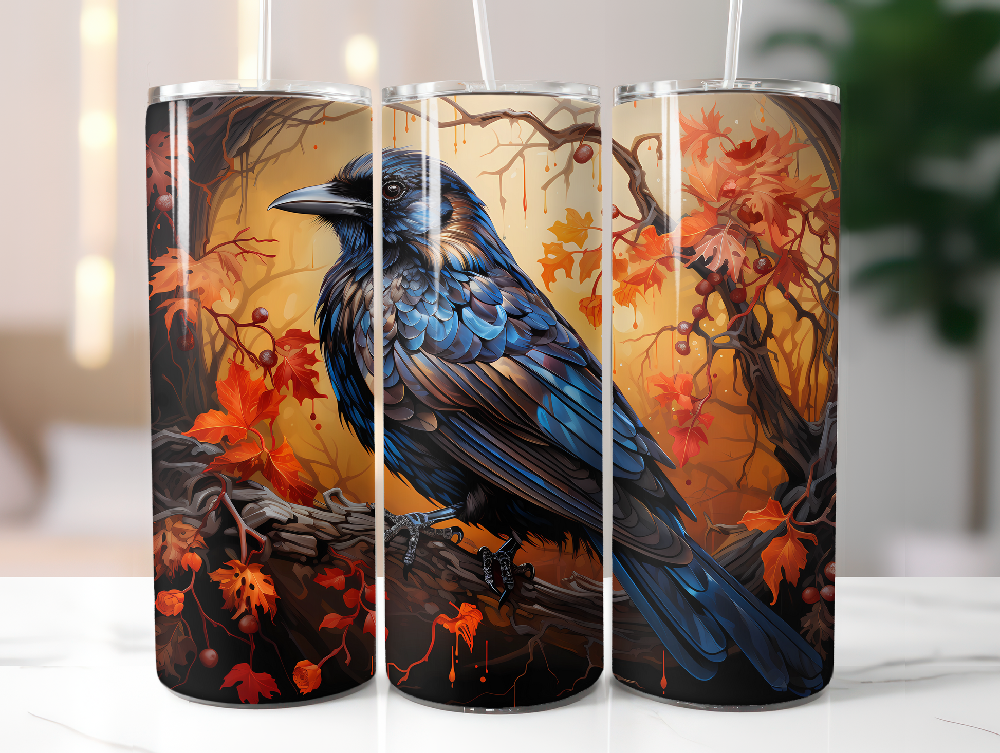 Gothic Christmas Tumbler Wrap - CraftNest
