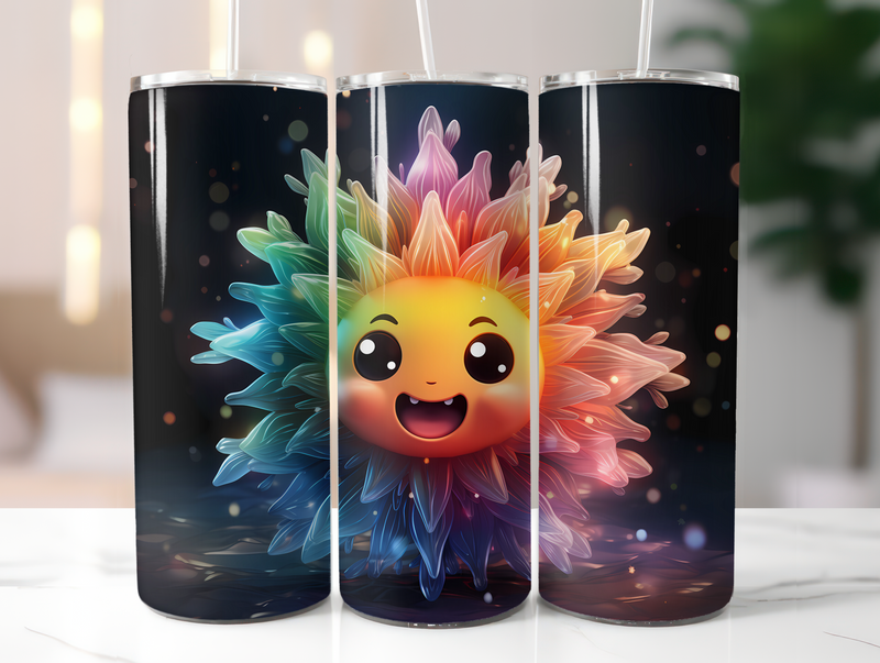 Kawaii Christmas Tumbler Wrap - CraftNest