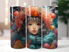 Kawaii Christmas Tumbler Wrap - CraftNest