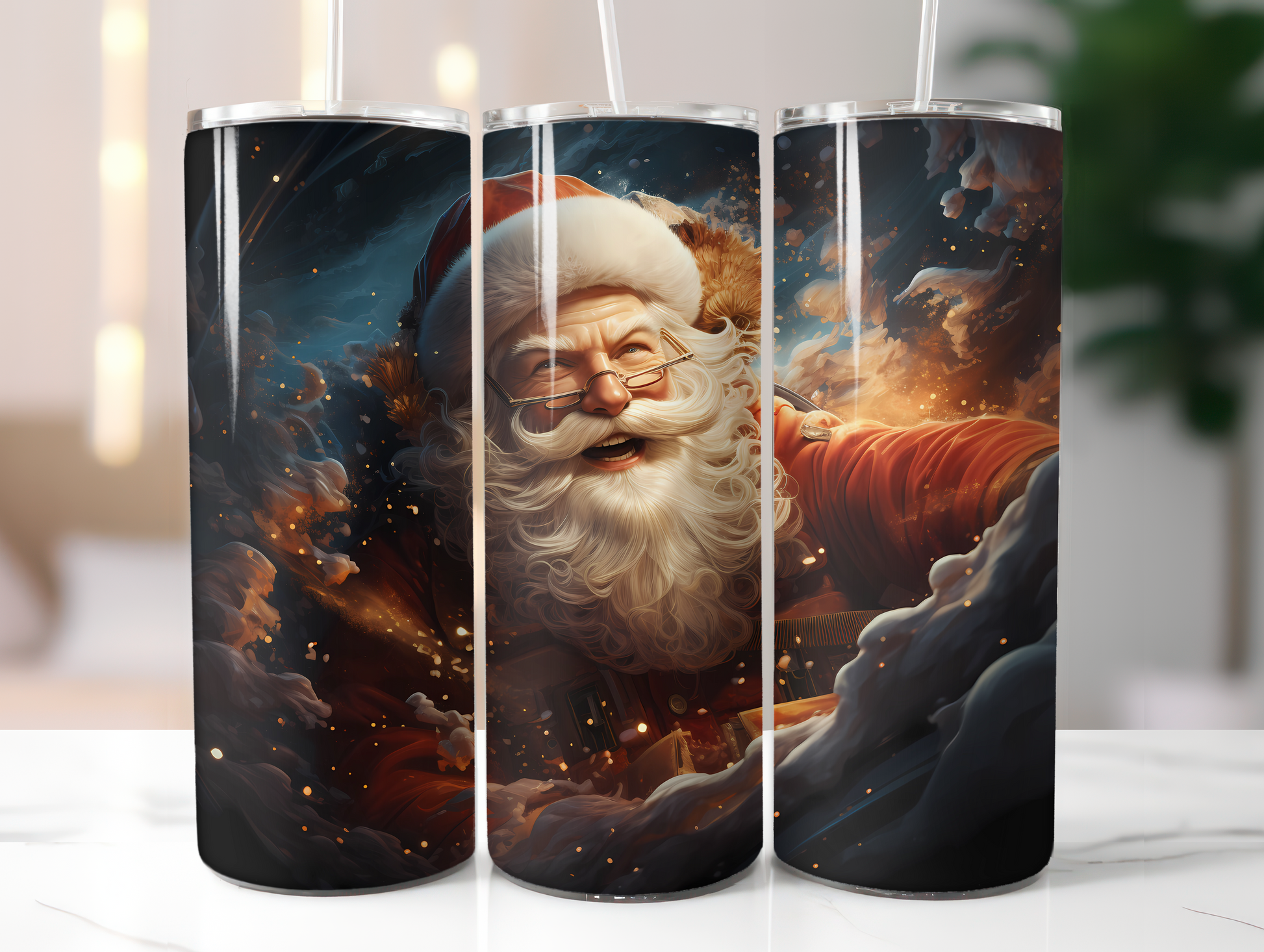 Santa Claus Tumbler Wrap - CraftNest