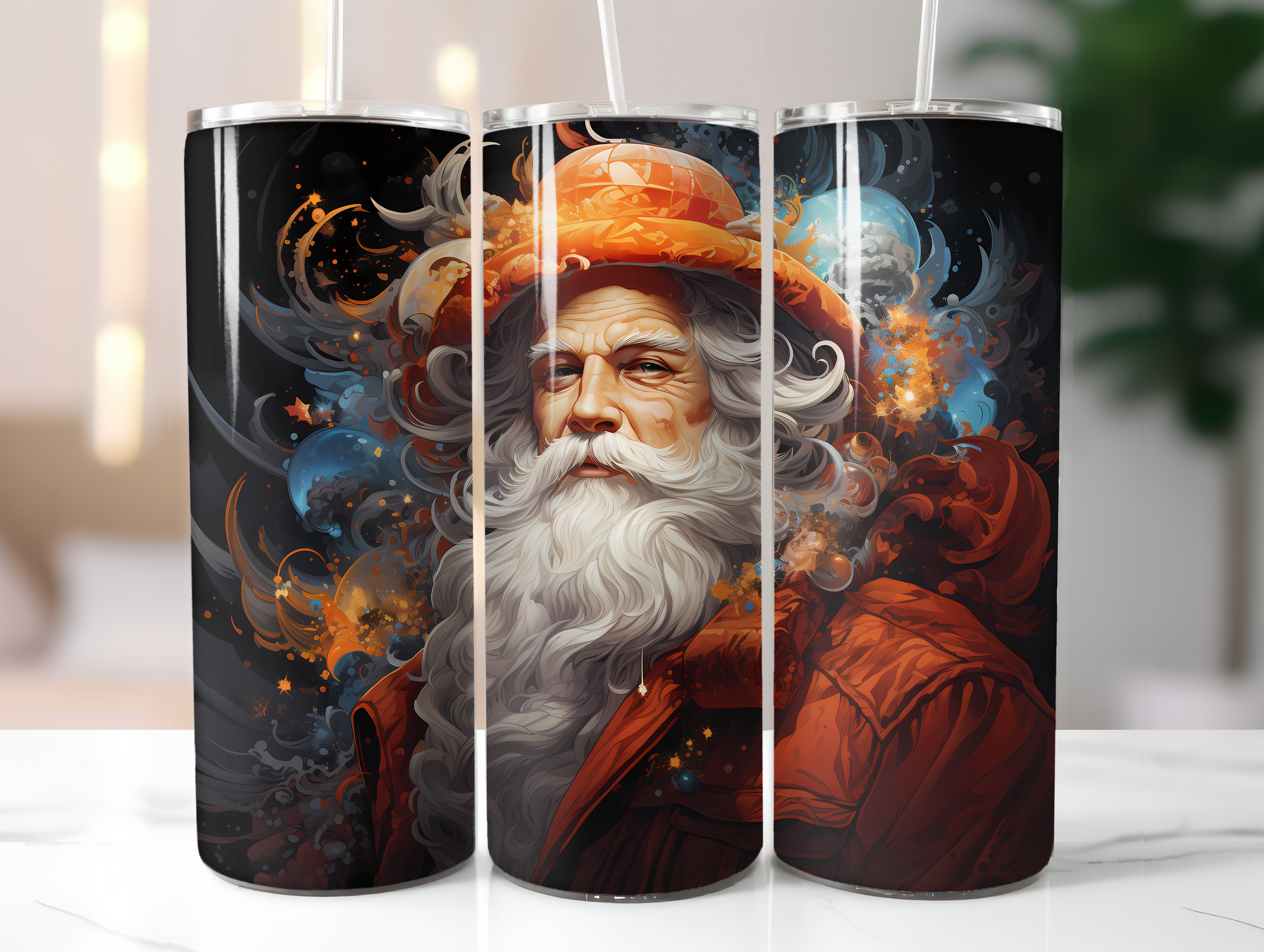 Santa Claus Tumbler Wrap - CraftNest