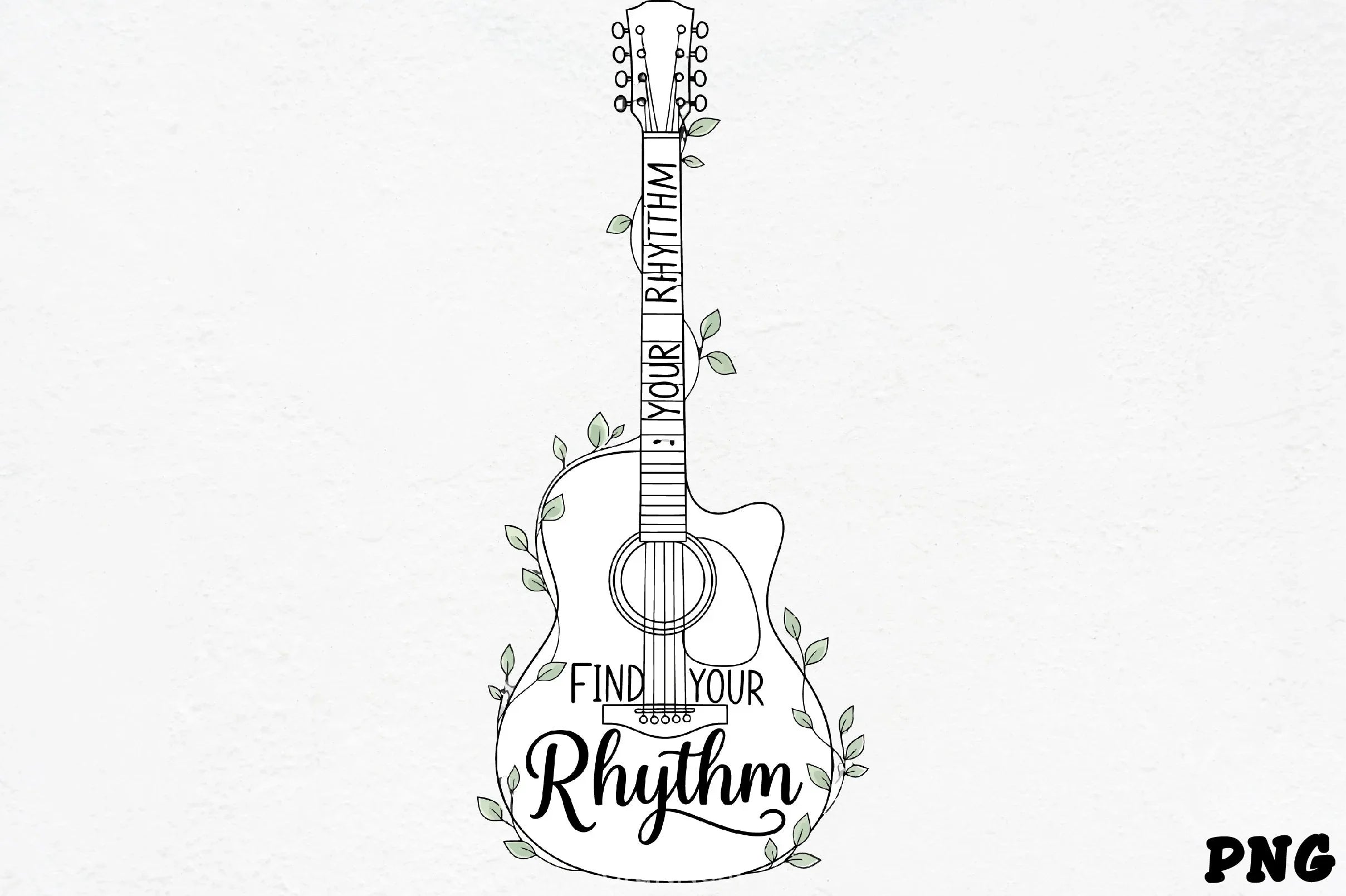 Find Your Rhythm Guitar Clipart Bundle - CraftNest - Digital Crafting and Art