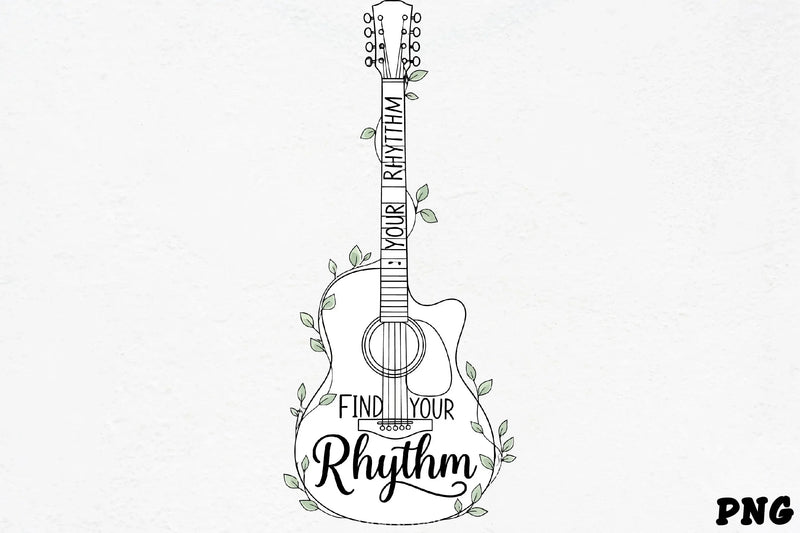Find Your Rhythm Guitar Clipart Bundle - CraftNest - Digital Crafting and Art