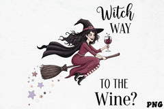Witch Way To The Wine Clipart Bundle - CraftNest - Digital Crafting and Art
