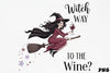 Witch Way To The Wine Clipart Bundle