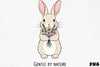 Cute Bunny with Spring Flowers Clipart Bundle
