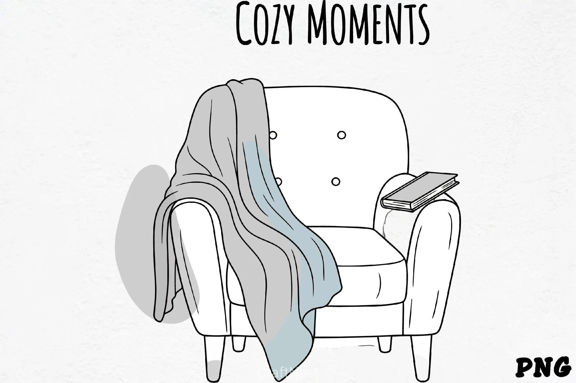 Cozy Armchair Clipart Bundle - CraftNest - Digital Crafting and Art