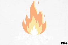 Animated Cartoon Bonfire Clipart Bundle - CraftNest - Digital Crafting and Art