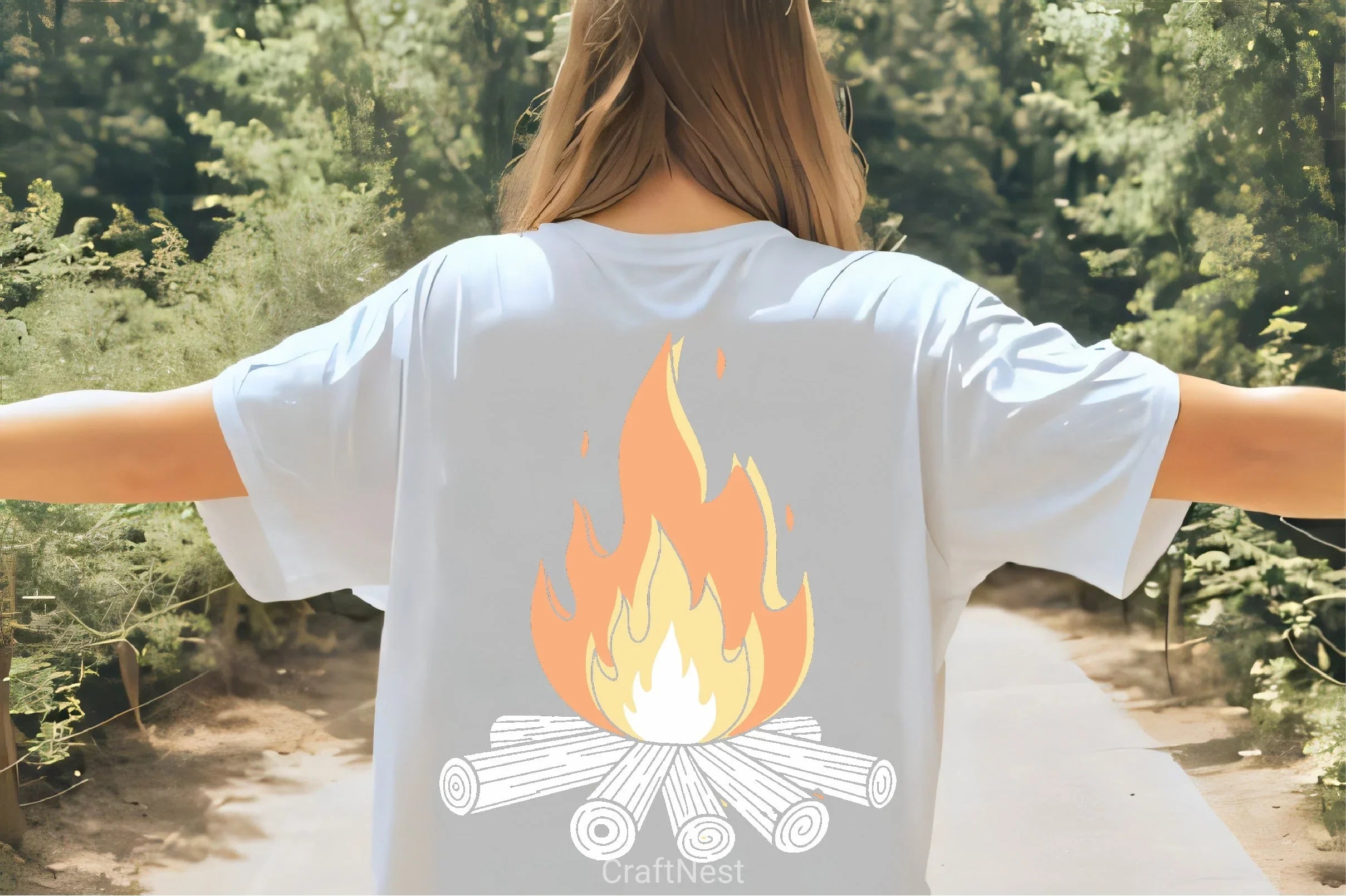 Animated Cartoon Bonfire Clipart Bundle - CraftNest - Digital Crafting and Art