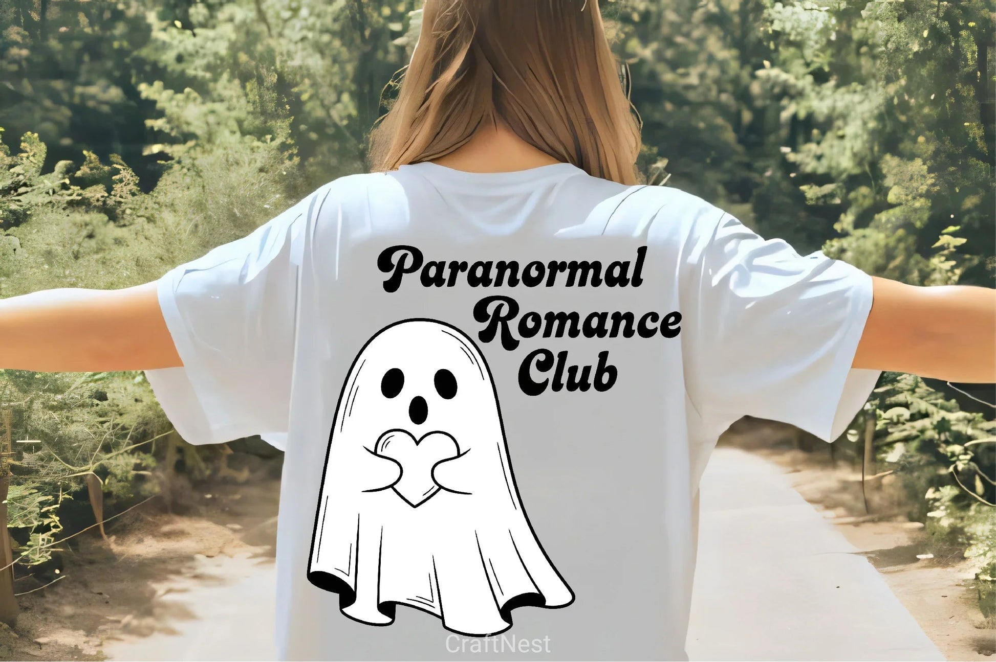 Cute Ghost Heart Clipart Bundle - CraftNest - Digital Crafting and Art