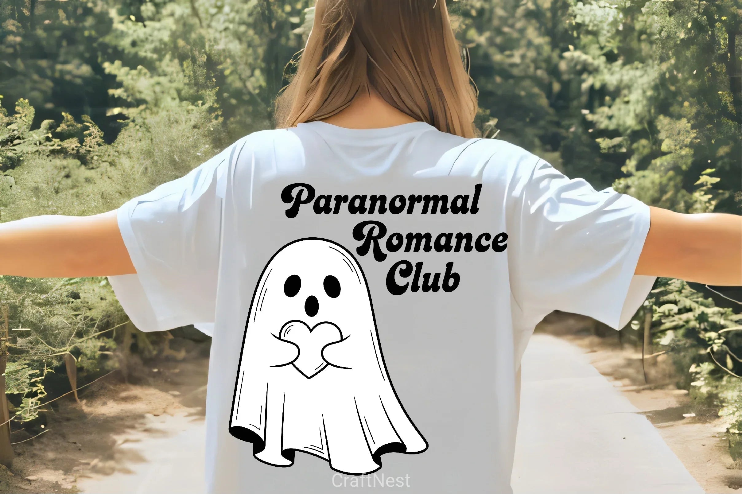 Cute Ghost Heart Clipart Bundle - CraftNest - Digital Crafting and Art