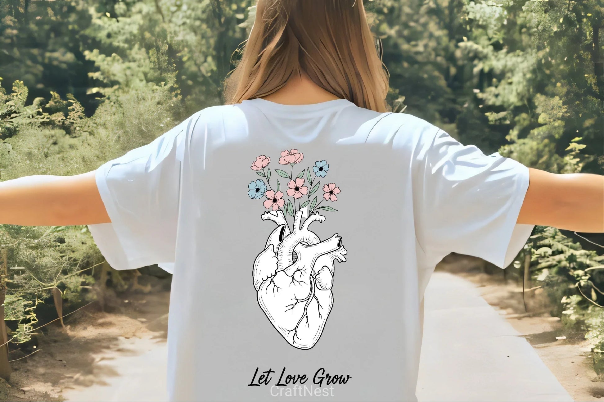 Anatomical Heart Flowers Clipart Bundle - CraftNest - Digital Crafting and Art