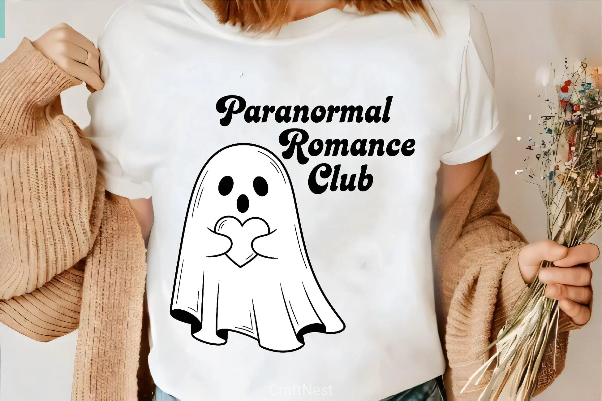 Cute Ghost Heart Clipart Bundle - CraftNest - Digital Crafting and Art