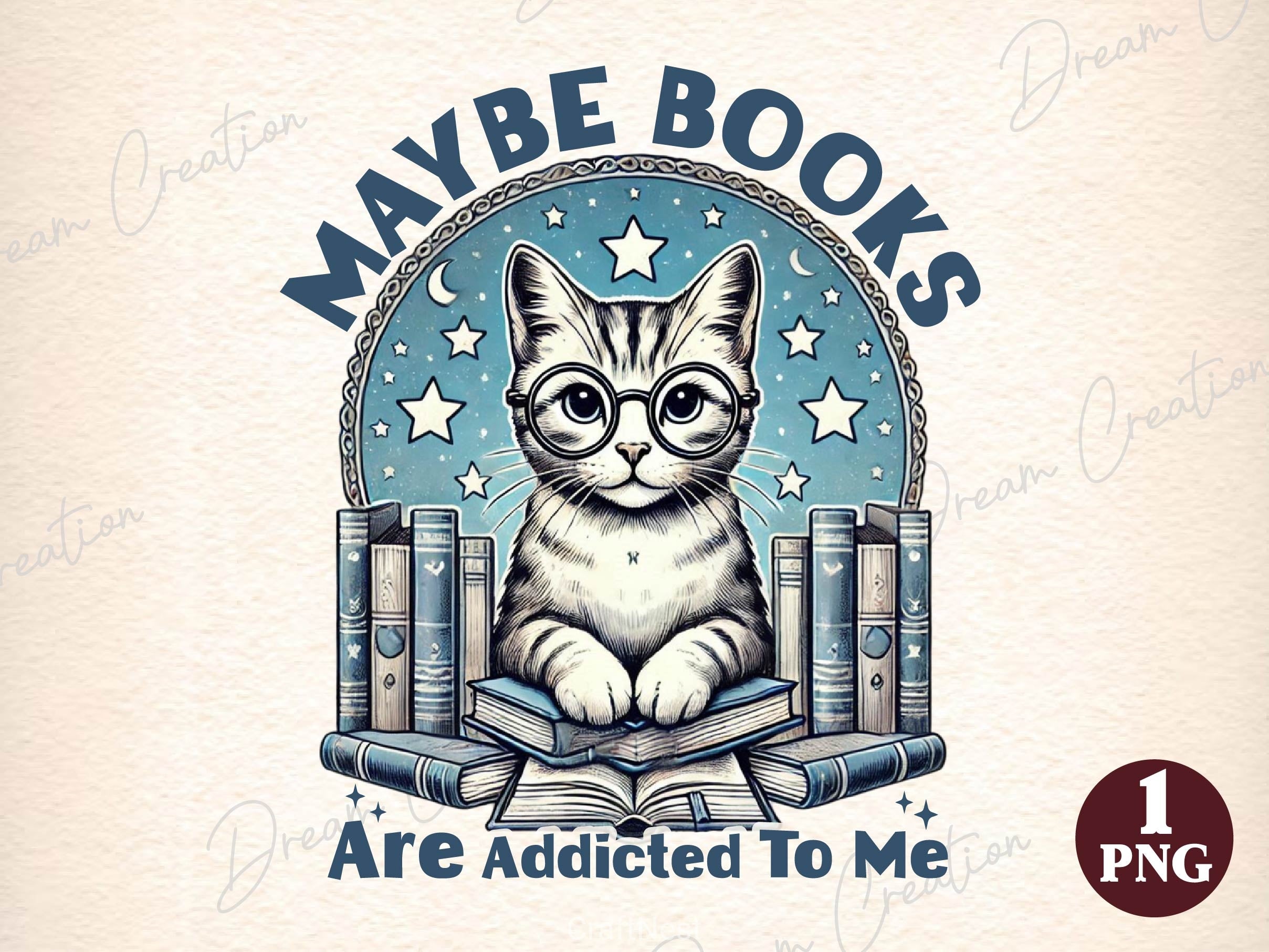 Funny Book Lover Clipart Bundle 3