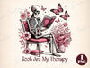 Books Are My Therapy Funny Book Lover Clipart Bundle 3