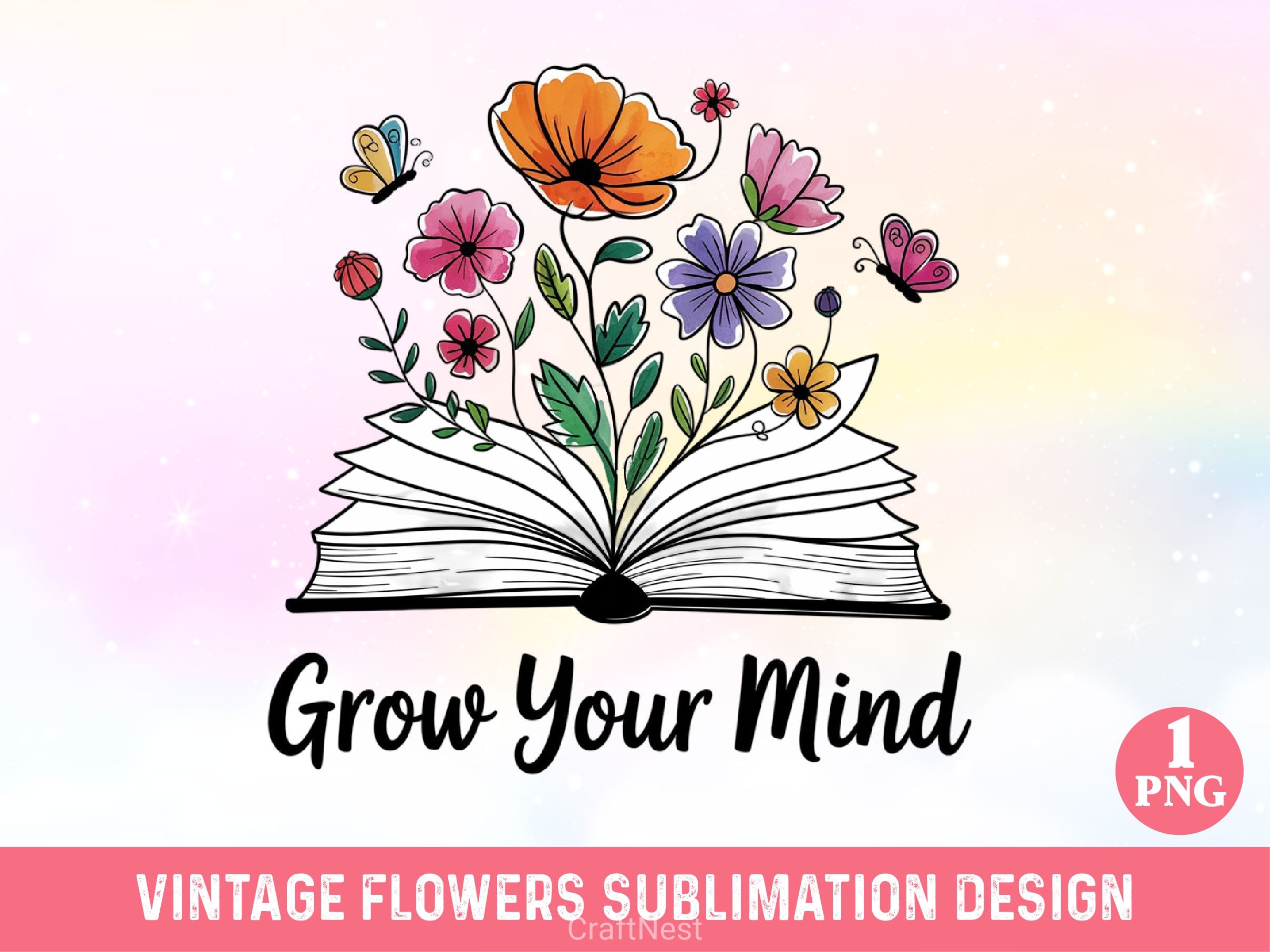 Vintage Flowers Clipart Bundle 4
