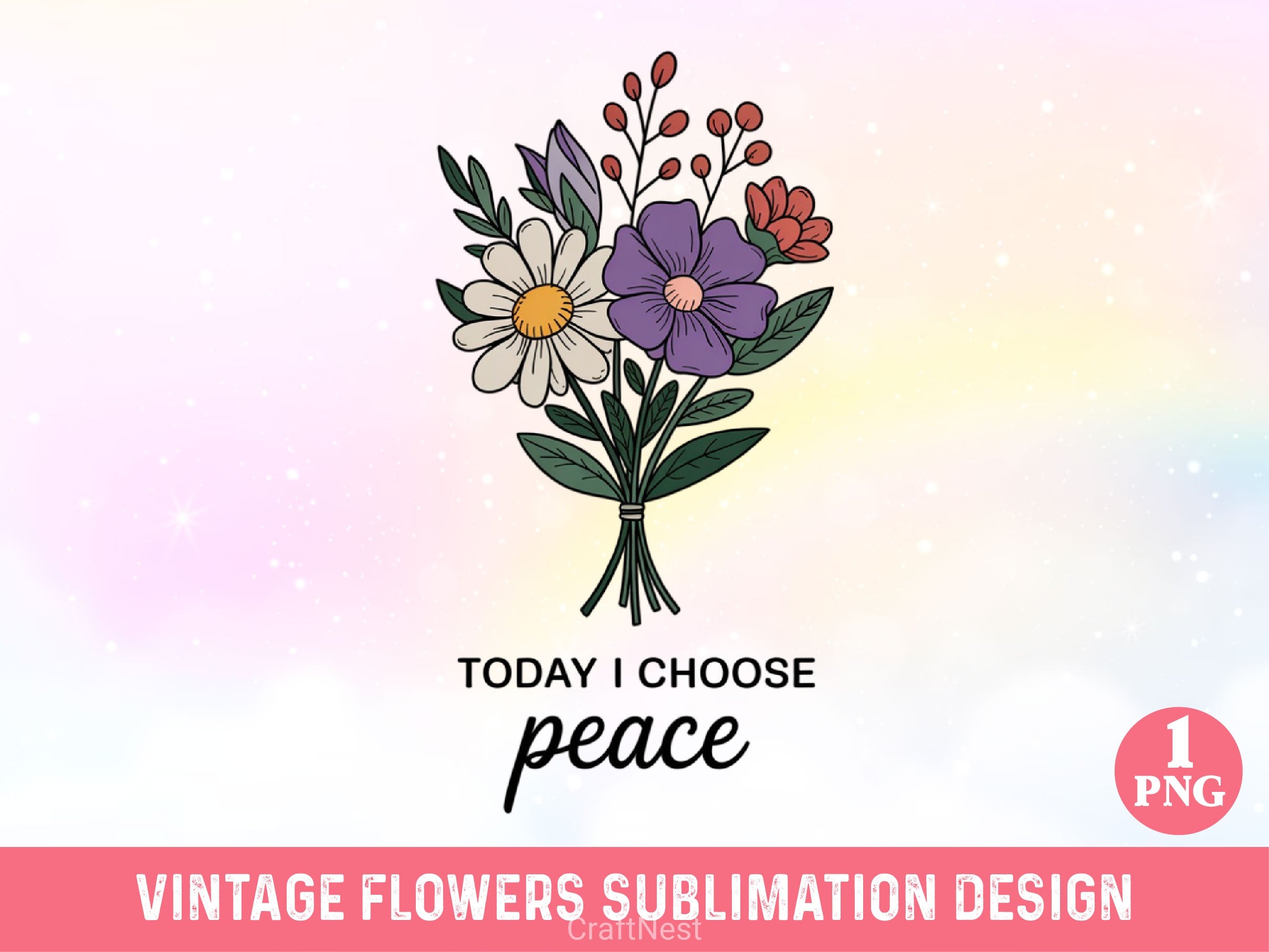 Vintage Flowers Clipart Bundle 2