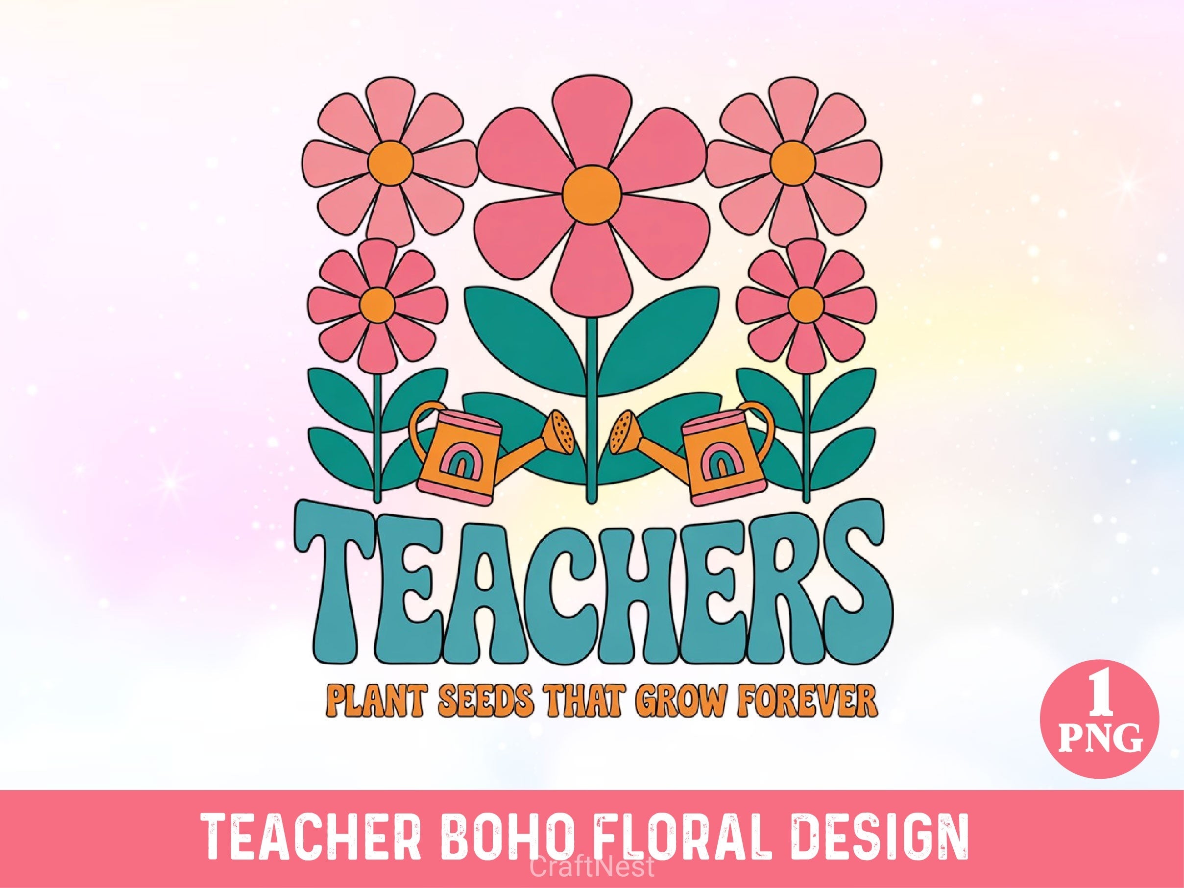 Teacher Plant Seeds That Grow Forever Clipart
