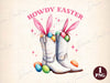 Howdy Easter Western Easter Bunny Clipart Bundle 1