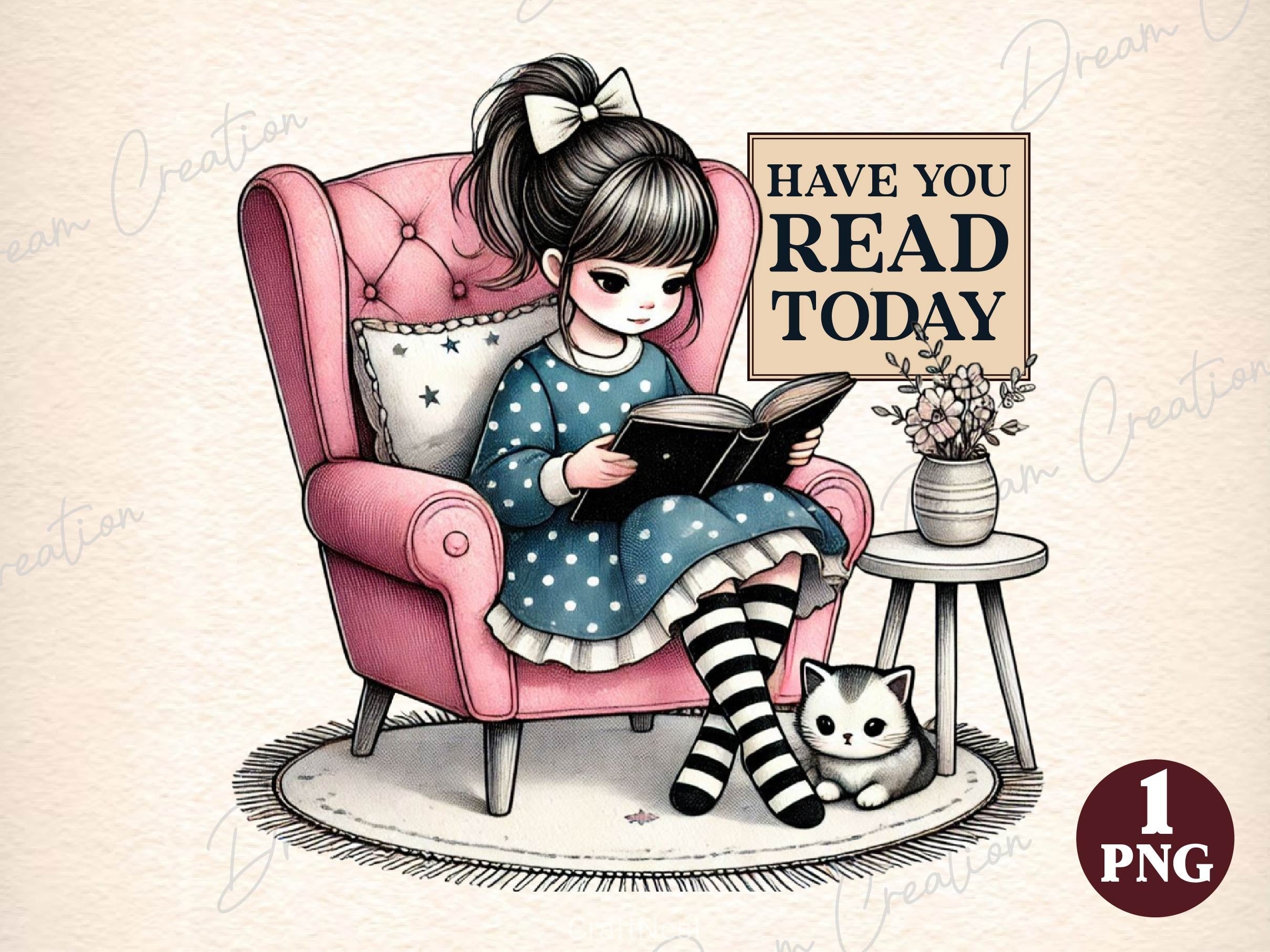 Have You Read Today Funny Book Lover Clipart Bundle 2