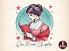 One More Chapter Funny Book Lover Clipart Bundle 2