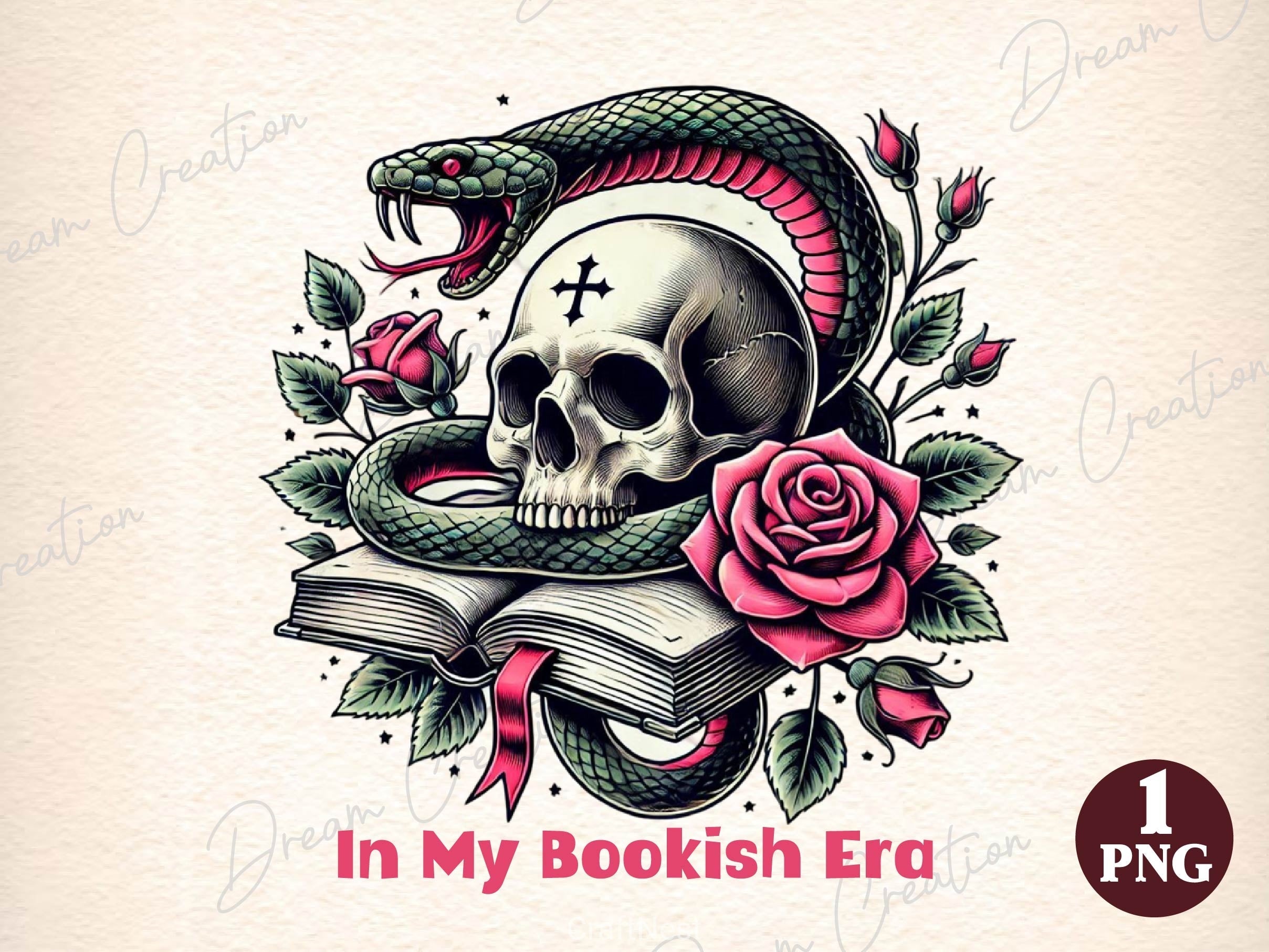 In My Bookish Era Funny Book Lover Clipart Bundle 2