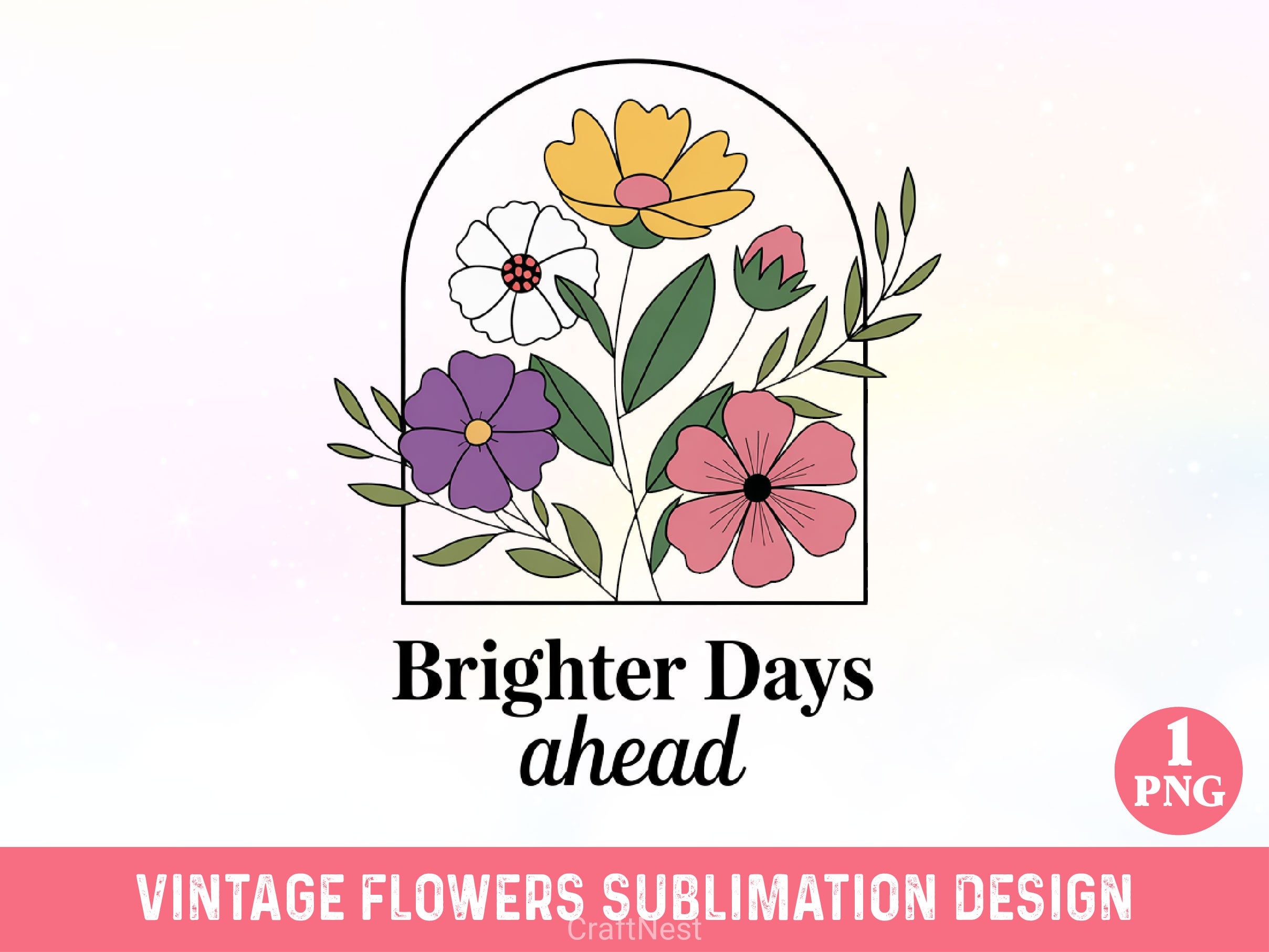 Vintage Flowers Clipart Bundle 5